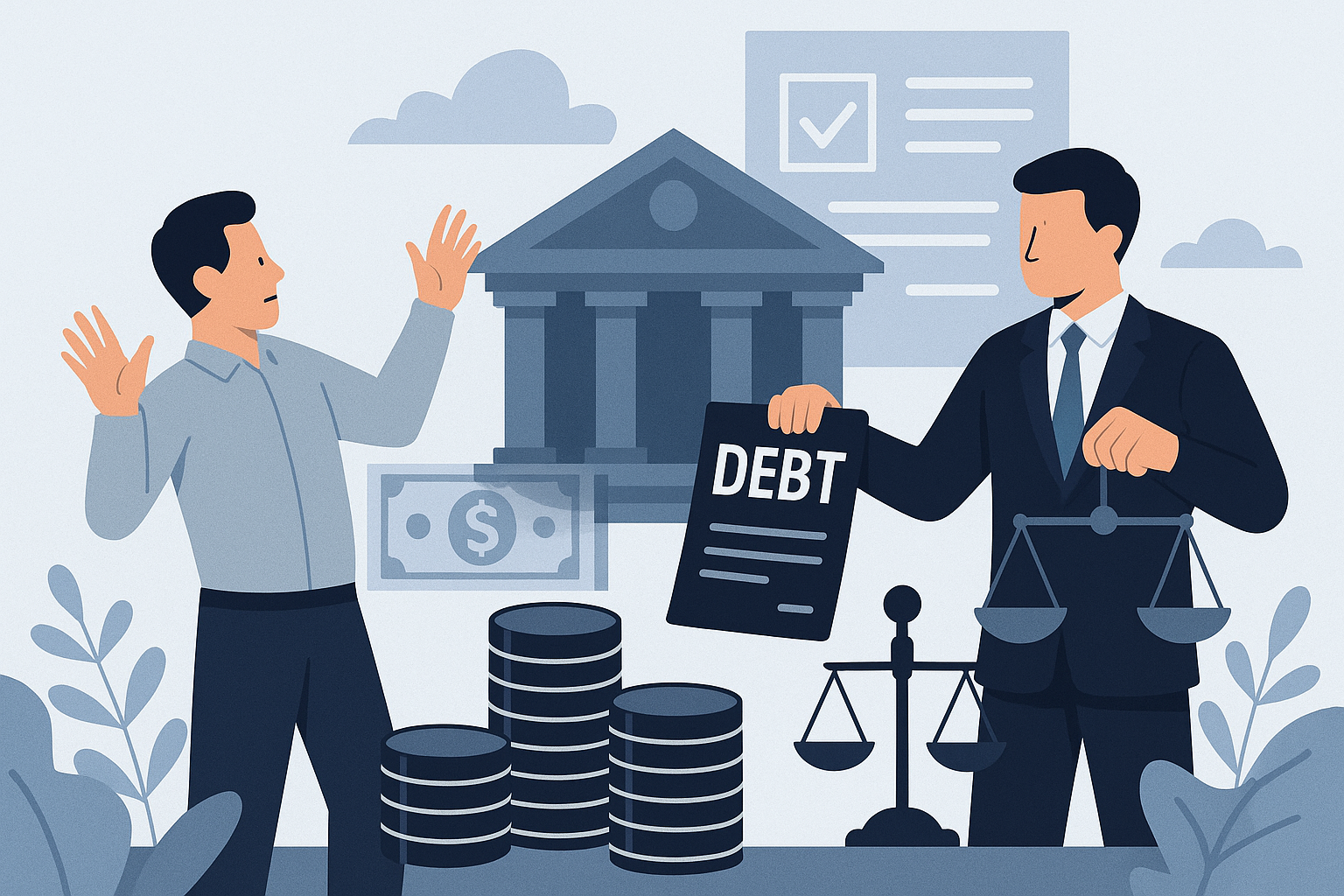 Définition de recouvrement forcé