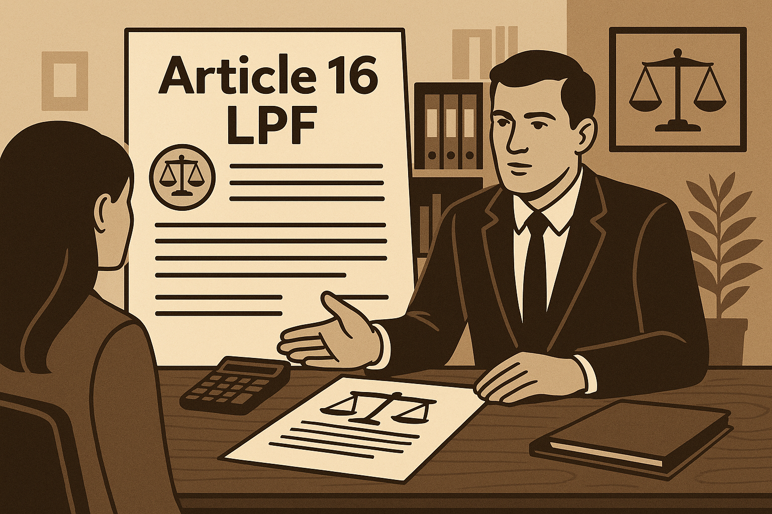 Définition de article l16 lpf