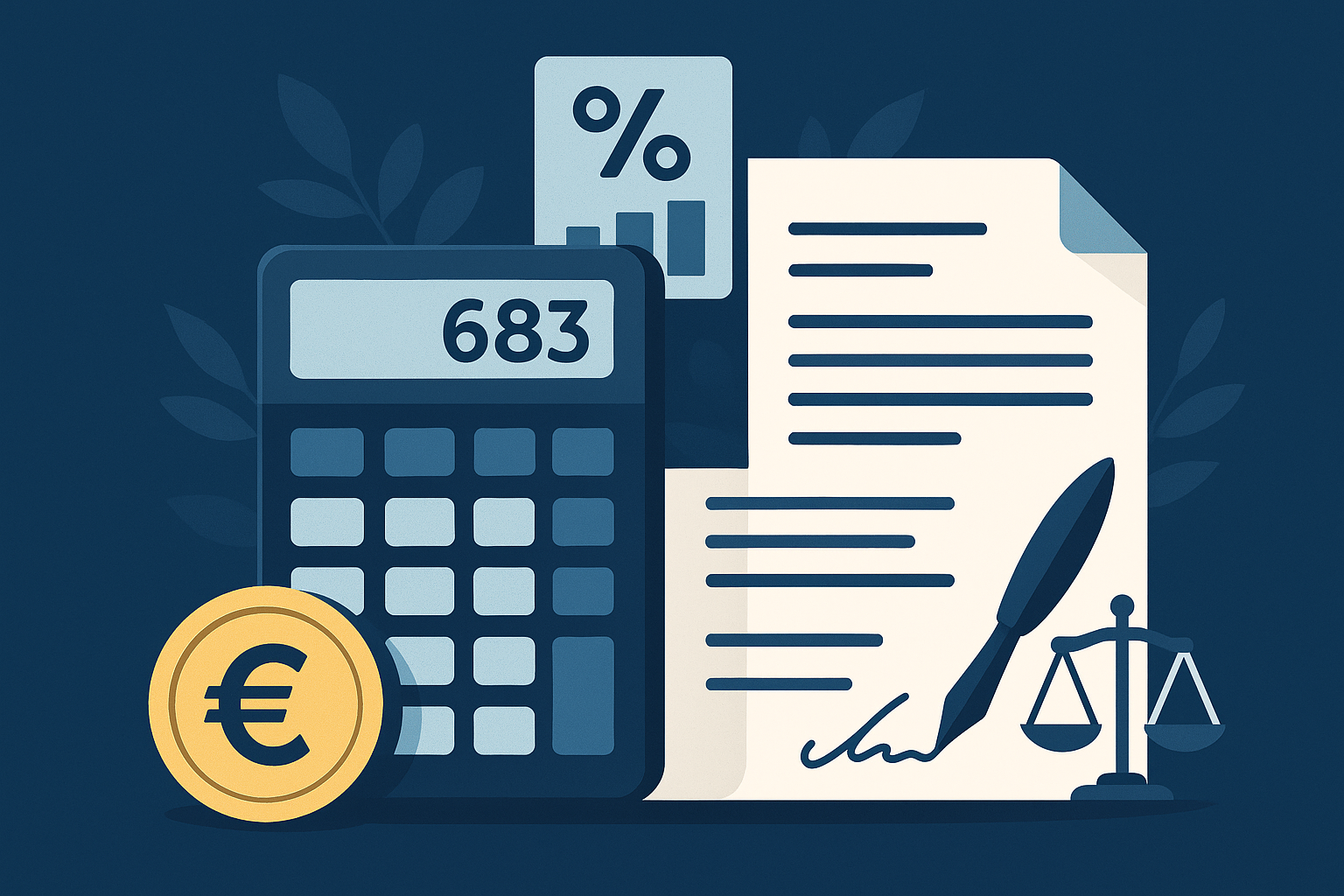 Définition de calcul droits enregistrement 683